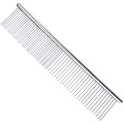 Pettom Pet Steel Grooming Tool Poodle Finishing Butter Comb, 7 1/2-inch L with Pet Nail Clippers Professional Stainless Steel
