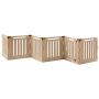 Richell Convertible Indoor/Outdoor Pet Playpen, Large, Soft Tan/Mocha