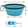 AGECASH A Collapsible Dog Bowl,Portable Travel Silicone Pet Bowl, Expandable for Dog/Cat Food Water Feeding,Portable Travel Bowl for Camping