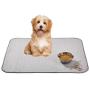 Paw Jamboree Washable Pee Pads for Dogs Training Pads for Dogs Absorbent Waterproof Pee Pad Reusable Puppy Training Pads Dog Whelping Mats Size 23.5x17.5 (2PCS Light Grey Pet Pee Pad, 23.5x17.5)
