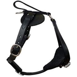 Redline K9 Padded Leather Quick Release Dog Protection and Tracking Harness