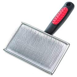 Ryans Pet Supplies Paw Brothers Flat Slicker Brush for Dogs, Medium, 3.5 in x 1.625 in