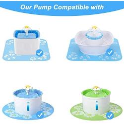 POOZPET Replacement Pump for 84oz/2.5L Cat Water Fountain 1.6L Pet Fountain, Quiet, Prevent Dry Fry and Long Lifespan