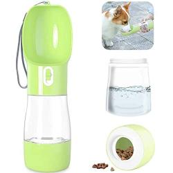 Yiflin Dog Water Bottle for Walking, Dog Travel Water Bottle, Portable Pet Water Bottle for Dogs, Portable Dog Bowl Water Bottle, Travel Dog Water Dispenser, Lightweight & Convenient and BPA Free