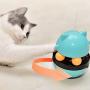 Apofly 1PC Tumbler Cat Toy Funny Pet Training Tool Cat Feeding Chewing Playing Leaking Food Ball with Teasing Wand