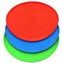 Dafang 3 Pack Dog Frisbee 7 Inch, Dog Frisbee Training Toys Flying Discs Flyer Soft Pet Toy Frisbee Flying Disc Tooth Resistant Outdoor Dog Training