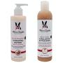 Warren London 8oz Butter Combo - Premium Dog Shampoo & Conditioner - Exfoliating Wash with Fragrant Leave in Conditioner