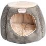 Armarkat Cat Bed, Laurel Green and Beige