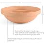 Awinro Cat Food Bowl, Shallow Pet Food Bowls Set, Handmade Clay Slow Feeding Supplies Bowls for cat, Original Design (Set of 1)