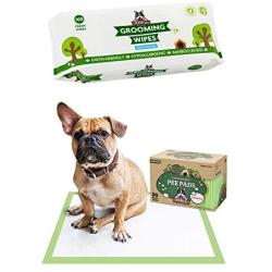 Pogis Grooming Wipes & Training Pads Bundle