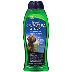 Sergeants Skip-Flea and Tick Shampoo for Dogs, Clean Cotton, 18 oz