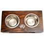 German Wirehaired Pointer, a Dogs Bowl with a Relief from ArtDog
