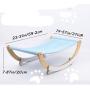 LisLtant Pet Cat Hammock Bed Rocking Chair Swaying Cat Perch for Indoor Cats Kitten
