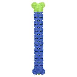 FAMKIT Silicone Blue Green Pet Molar Tooth Cleaner Brushing Stick Cleaning Supplies Toothbrush Toy for Dogs