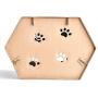 Dr.NONO Cat House Scratcher Post Cardboard Condo Cave with Catnip,Pet House Apartment,Made of Recyclable Cardboard Material