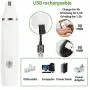 WIOR 2 in 1 Dog Nail Grinder & Hair Clippers, 2-Speed Portable Electric Rechargeable Low Noise Pet Dog Nail Grinder for Large Medium Small Dogs & Cats Pet Hair Clippers Painless Paws Grooming
