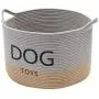 Geyecete Dog Storage Basket Round Cotton Rope Basket Dog Toy Storage Basket - Laundry Basket Storage Bin Pet Toy Storage Boxes
