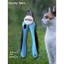 A Set of Nail Clippers as Dog Nail Clippers & Cat Nail Clippers AND a Slicker Brush, A Dog Brush And A Cat Brush at once, A Retractable Pin Brush for Dog Grooming And Cat Grooming. Easy Self Cleaning.