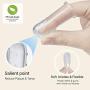 None/Brand Soft Rubber Pet Bath Shampoo Brush for Dog and Cat Skin Massage, Hair Grooming Silky, Soft Safe Finger Toothbrush, Cleaning Pet Teeth Set