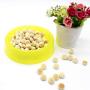 Cat Puppy Plastic Feeding Water Drinking Bowl Candy Color