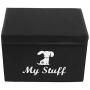 Morezi Dog Storage bin 15''x11''x10'' inch Heavy Duty Dog Toy Basket with lid - Collapsible Water Resistant Dog Toy bin for organizing Dog Toys and Stuff