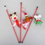 YHCWJZP Cats Teaser,Christmas Pet Cats Kitten Elk Santa Snowman Feather Teaser Play Stick Rod Toy Christmas Decoration Supplies Elk # 1pcs
