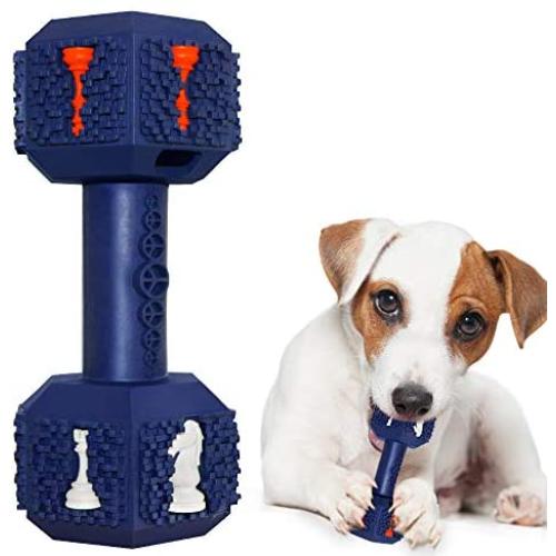 Hswaye Dog Chew Toys for Aggressive Chewers,Food Grade Non-Toxic Dental Pet Toy,Tough Durable Indestructible Dog Toys for Small Medium Dogs.Blcak