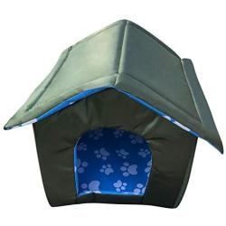 YYDS Outdoor Pet House, Portable Waterproof Warm Cat House, Winter Thickened Cold-Proof Nest Kitty Tent Outdoor Rainproof Dog House Shelter for Cat Dog