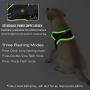 Golener Dog Harness No Pull, Reflective Puppy Harness with Led Light, Adjustable Dog Vest Harness, Soft Breathable Oxford Stylish Pet Harnesses with Easy Control Handle for Small/Medium/Large Dogs