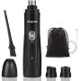 Quiet Pet Nail Grinder, Anipaw Electric Rechargeable Dog Nail Grinder, Low Noise Nail Trimmer for Large Small Medium Dogs& Cats