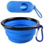 CLOVOCKA Collapsible Dog Bowl, Portable Dog Bowl, Travel Pet Bowl, Expandable for Cat Dog Water Bowls Food Feeding