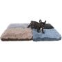 Paws & Pals Dog Bed for Pets & Cats - Fuzzy Foam Deluxe Premium Bedding Cuddler Lounger Two-Toned Design for Home & Crate