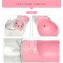 JUILE YUAN Dog Water Bottle, Leak Proof Portable Puppy Water Dispenser with Drinking Feeder for Pets Outdoor Walking, Hiking, Travel, BPA Free Food Grade Plastic Pet Supplies