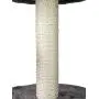 ASPCA Deluxe Cat Condo & Hammock with Swat Toy, Wood Brown