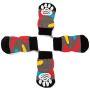 Harfkoko Pet Heroic Anti-Slip Knit Dog Socks&Cat Socks with Rubber Reinforcement, Anti-Slip Knit Dog Paw Protector&Cat Paw Protector for Indoor Wear, Suitable for Small&Medium&Large Dogs&Cats
