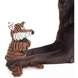 KINJUWEE Squeaky Toys , Interactive Dog Toys, Teeth Cleaning and Odor-Absorbing Toys, Dog Plush Toys. Wrinkled Cute Pet Plush Toy Dog Chew Toys, Mediumsized Dogs, Puppies.