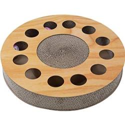 Wei&H Cat Scratch Board.Corrugated Paper Ball catching Board, cat Claws, cat Toys, cat Supplies, sharpeners