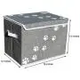 Feline Ruff Large Dog Toys Storage Box and Cat Teaser Wand Holder Bundle. 16'' x 12'' inch Pet Toy Storage Basket with Lid and a Unique Cat Toy Storage Solution