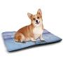 Pet Bed Landscape Waterproof and Urine-Proof Sunset at Rock Formation La Fenetre Madagascar Sunbeams Nature Scenery Brown Blue Yellow