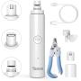 DADYPET LED Dog Nail Grinder - Professional 2-Speed Electric Rechargeable Pet Nail Trimmer with 2 Diamond Bit Grinders and Scissors, Paws Grooming & Smoothing for Small Medium Large Dogs & Cats