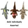 MPP Dog Toys Dinosaur Stuffing Free Squeaker Tug Pick Size Assorted Dino Characters