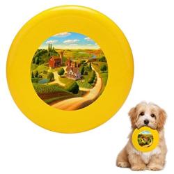 Pet Frisbee Flying Disc Dog Toy - Multifunction 1 Summer On The Farm Robin Moline