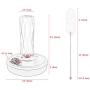 Kuntrona Feather Cat Toys Interactive Cat Ball Toy Automatic Pet Cat Water Bottle Dispenser Removable Cat Drinking Water Feeder