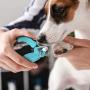 Dog Nail Clippers for Medium Breed or Large Dogs with Guide Light, Professional Grooming Tool with USB Charge & Hidden Nail File for Small Medium Large Pets (Avoid Over-Cutting,Premium,Easy to Use)