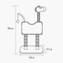 SAsagi Creative Zebra Cat Tree,Scratching Board Cat Furniture Tower House Cat Nest Toy Can Multi-Places for Play Sleep Grinding Claws