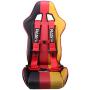 RASTP 4 Point Safety Harness with 3 Inch Padding(Red)