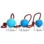 ZoyPet Dog Rubber Solid Ball on a Rope Tug of War Balls Reward Pack of 2, 3 Traning Fetching Tugging Ball Toys for Small and Large Dogs Teeth Cleaning Boredom Chew Toys DT4 ZoyPet Dog Rubber Solid Ball on a Rope Tug of War Balls Reward Pack of 2, 3 Traning Fetching Tugging Ball Toys for Small and Large Dogs Teeth Cleaning Boredom Chew Toys DT4