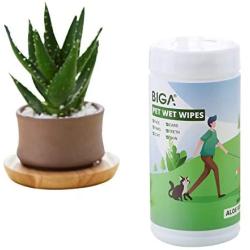 Pet Grooming Wipes with Deodorizing Hypoallergenic for Dogs Cats Cleaning Face Butt Eyes Ears Paws Teeth 60ct per Pack