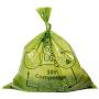 WRAPOK 100% Compostable Disposable Dog Poop Bags Large Leak Proof Biodegradable Waste Bag, Extra Thick 0.71 Mils, ASTM D6400 and Certified Earth Friendly - 9 x 13 Inches