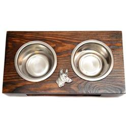 Pharaoh Hound, a Dogs Bowl with a Relief from ArtDog